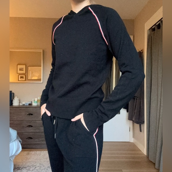 La Ligne cashmere wool blend lounge set - Picture 1 of 8